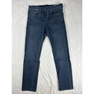 Rag & Bone Fit 2 Slim Jeans Mens Size 33 Dark Blue Denim Straight